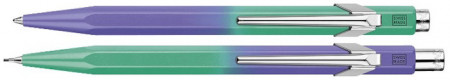 Caran d'Ache Special Edition 849 Ballpoint Pen & 844 Mechanical Pencil Set - 0.5mm - Borealis
